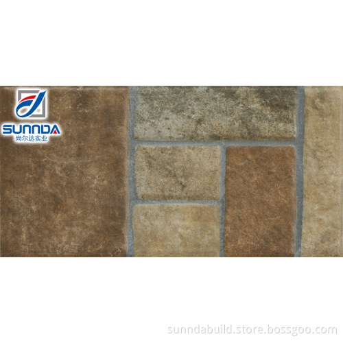 200x400mm imitation stone veranda floor tile outdoor garden balcony floor tile,Ceramic Outdoor Exterior Wall Tiles